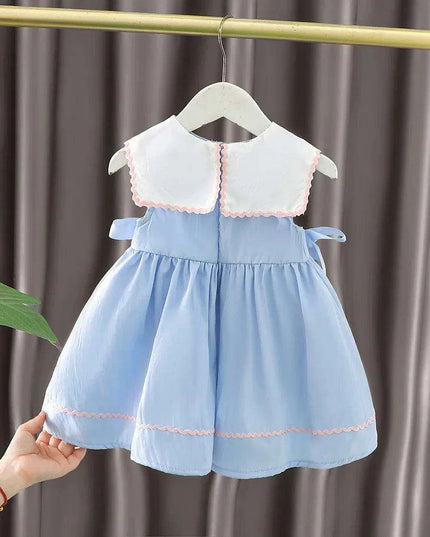Charming Summer 2024 Cotton Princess Dress - Delightful Toddler Birthday Outfit