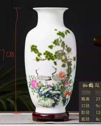 Antique Chinese Ceramic Vase with Intricate Animal Motif - Timeless Charm