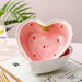 Strawberry Delight Ceramic Ramen Bowl Set