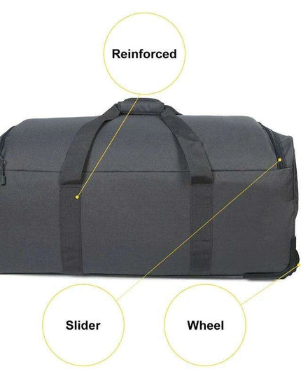 Premium Heavy-Duty Wheeled Tactical Duffel Bag for Adventurers and Travelers