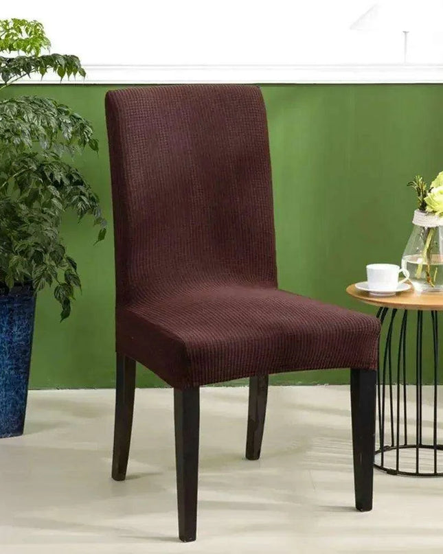 Elegant 3D Quilted Waterproof Chair Protector - Stretchable Spandex/Polyester Cover for Stylish Living and Special Occasions