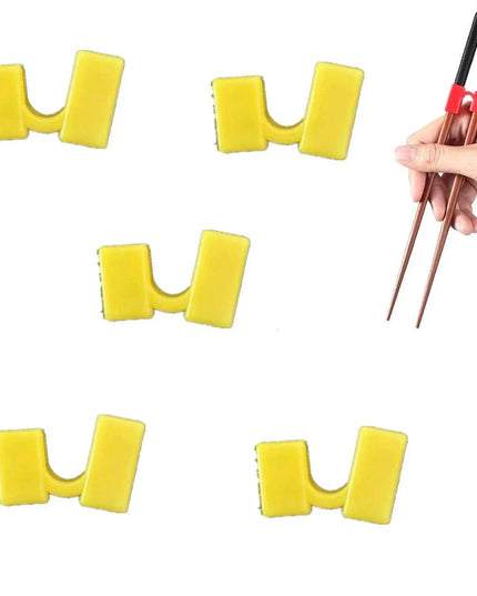 Set of 5 Easy-to-Use Reusable Chopstick Training Helpers - Perfect for Mastering Dining Skills