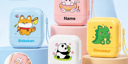 Cute Custom Kids Name Stamp Signature Customized Text Seal Eco-friendly Ink School Clothing Label Gift Personalized Name Stamp cute-custom-kids-name-stamp-signature-customized-text-seal-eco-friendly-ink-school-clothing-label-gift-personalized-name-stamp