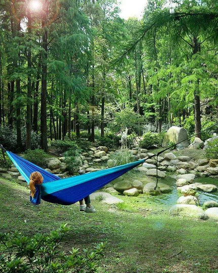 Zowee Ultimate Adventure Hammock Set with Tree Straps & Heavy-Duty Carabiners | Ultra-Durable Parachute Nylon