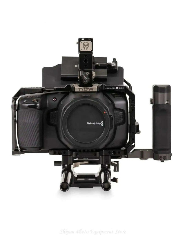 TILTA Gray Camera Cage Kit with Follow Focus for BMPCC 4K 6K - Cinema Essentials