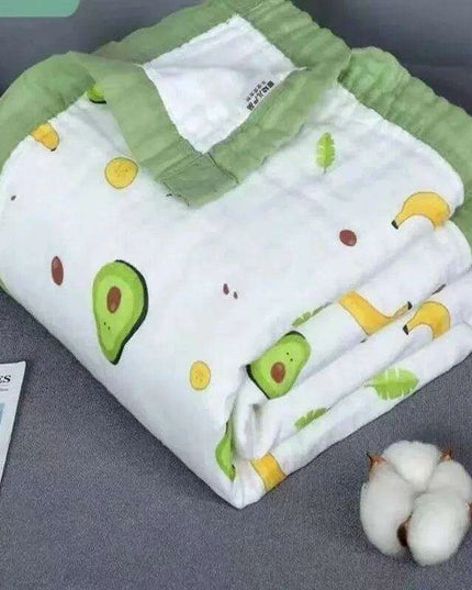 Luxurious Cotton Baby Towel and All-Season Blanket Duo - Comfort for Every Stage of Your Child's Growth
