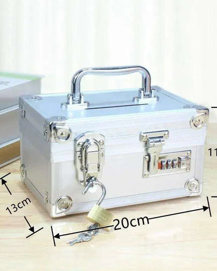 Savings Security Vault - Combination Lock Storage Box for All Ages
