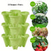 Space-Saving Vertical Herb Tower with Rolling Mobility