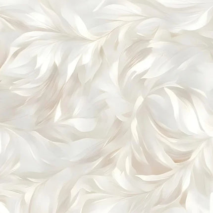 3D Abstract Feather & Flower Mural Wallpaper — Custom Size