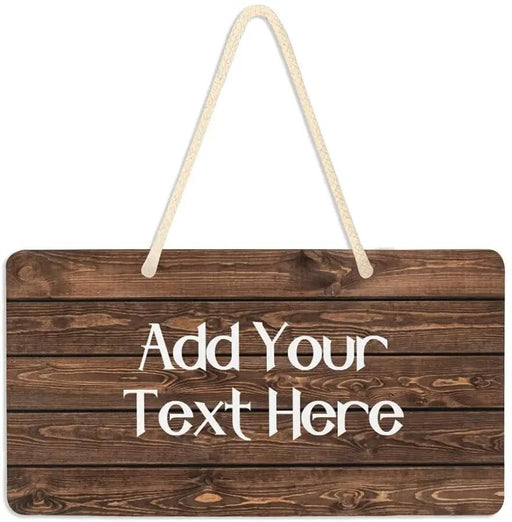 Customizable Luxury Vintage Wooden Door Sign for Elegant Home Decor