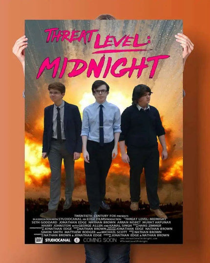Threat Level Midnight Canvas Artwork - Unique Home Decor for Modern Living Spaces