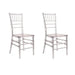 Elegant Set of 20 Clear Acrylic Chairs for Events and Weddings