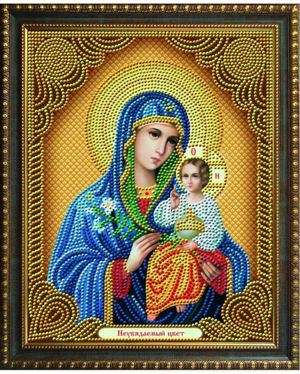 Divine Theotokos Vladimirskaya Diamond Painting Experience Kit