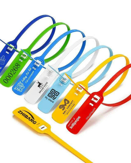 Durable Custom Plastic Security Seals for Cargo Protection - 100 Count