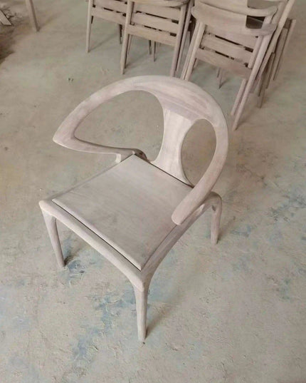 Chic North American Black Walnut Lounge Chair for Multi-Purpose Use