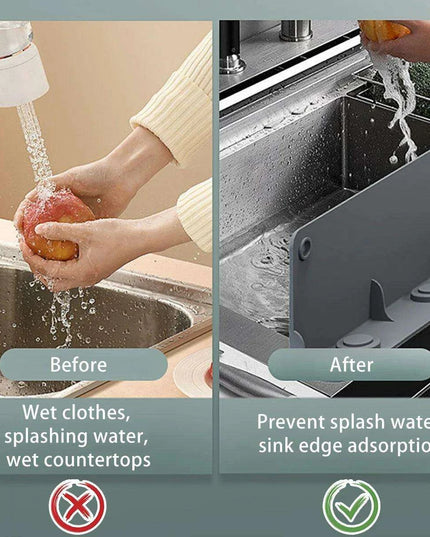 Silicone Sink Splash Shield: Essential Kitchen Tool for Effortless Cooking Clean-Up