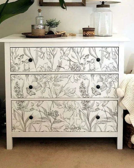 Chic Black and White Adhesive Wallpaper for Stylish Home Transformations