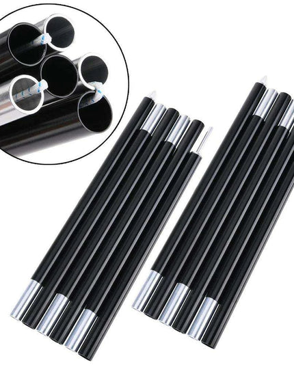 Adjustable Aluminum Tent Rods Set with Shock Cord System - Perfect Camping Gear