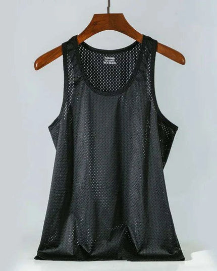 Men's Slim Fit Summer Muscle Tank Top - Quick-Drying Sleeveless Vest for Bodybuilding