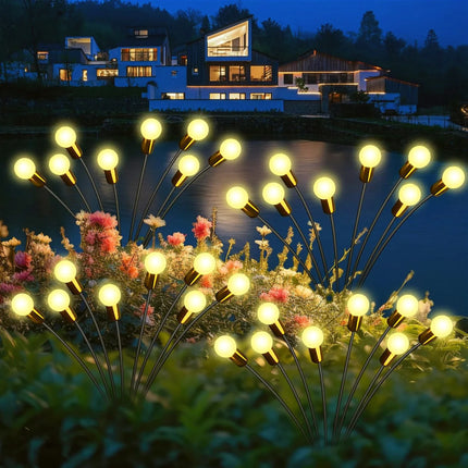 Solar Firefly Garden Stake Lights – Wind-Driven LED Outdoor Lamps