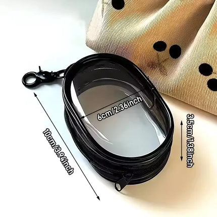 Shop1105421496 Portable Mini Clear Zipper Bag - Space-Saving Organizer