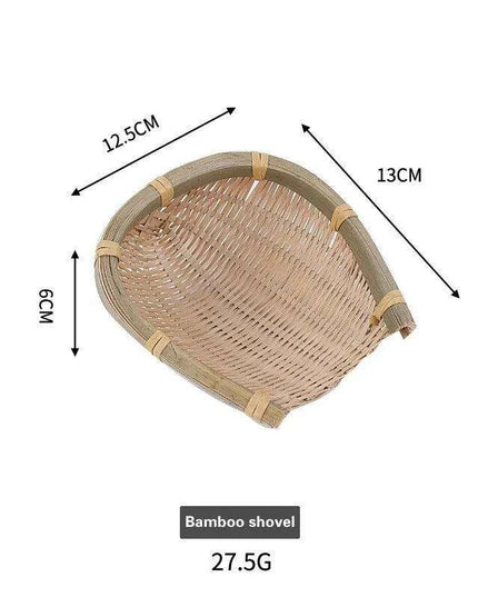 Artistic Bamboo Sushi Platter - Elegant Japanese Serving Tray