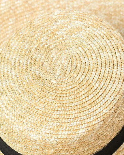 Oversized Foldable Women’s Floppy Straw Hat for Summer Beach & Sun Protection