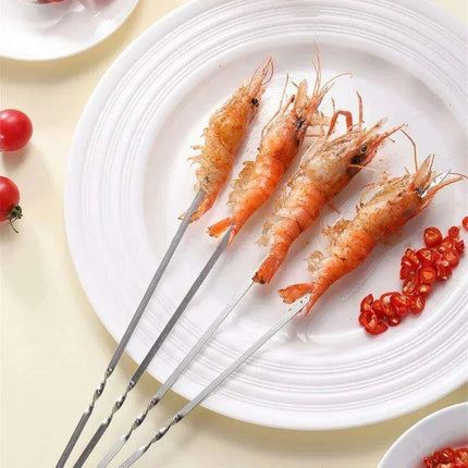 Ultimate Stainless Steel Skewers Set for Perfect Outdoor BBQ Grilling