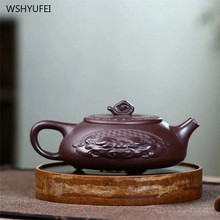 Artisan Jade Gold Sand Authentic Gourd Teapot - Exquisite 290ml Masterpiece