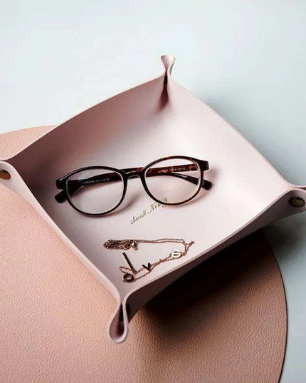 Luxury European Leather Organizer for Jewelry, Cosmetics, and Keys