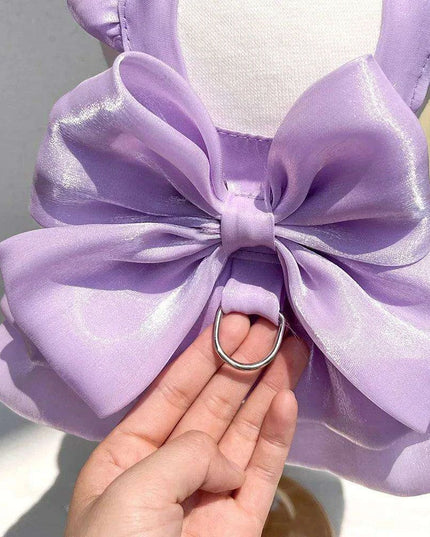 Charming Striped Butterfly Midi Dress for Small Dogs – Ideal for Special Occasions