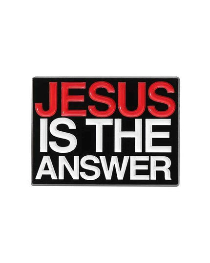 Faith-Inspired Jesus Enamel Pin Collection - Stylish Brooches for Spiritual Expression on Jackets and Backpacks