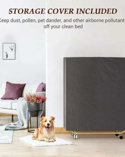 Luxurious Gold Convertible Folding Sofa Bed with Comfortable Mattress - 75” x 31”