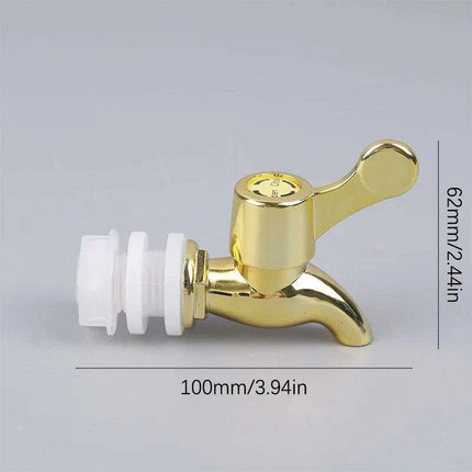 Elegant Golden Beverage Dispenser Tap - Perfect Accessory for Any Event