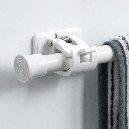 Heavy-Duty Waterproof Curtain Rod Brackets with Easy Peel-and-Stick Installation
