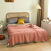 Dreamy Cotton Jacquard Blanket Set - Perfect All-Season Comfort and Style