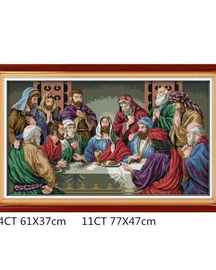 The Last Supper Cross Stitch Craft Kit - Inspiring DIY Home Art Project