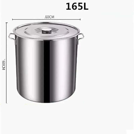 Versatile Stainless Steel Cooking Pot Set with Handle for Easy Transport