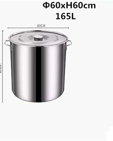 Versatile Stainless Steel Cooking Pot Set with Handle for Easy Transport