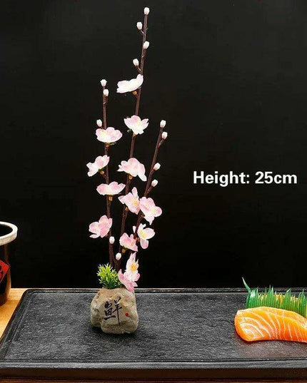 Elegant Floral-Inspired Sushi Serving Set for Luxurious Dining