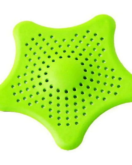 Starfish-Shaped Silicone Drain Protector - Versatile Hair Catcher for Kitchen and Bathroom Sinks