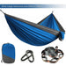 Zowee Ultimate Adventure Hammock Set with Tree Straps & Heavy-Duty Carabiners | Ultra-Durable Parachute Nylon