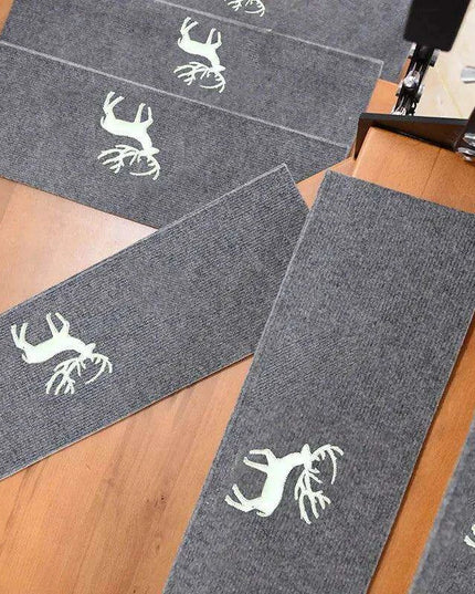 Stylish and Secure Plush Stair Mat Collection with Elegant Patterns