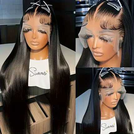 220 Density Bone Straight Hd Transparent 13x6 Lace Frontal Wig Brazilian 13x4 Hd Lace Frontal Human Hair Wigs For Women Glueless 220-density-bone-straight-hd-transparent-13x6-lace-frontal-wig-brazilian-13x4-hd-lace-frontal-human-hair-wigs-for-women-glueless