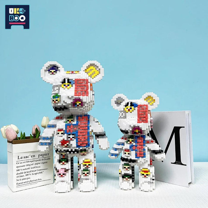 Adorable Bear Cub Building Block Set with Easy Storage - Inspire Creativity and Learning