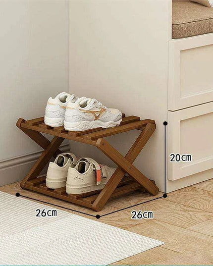 Elegant Expandable Bamboo Shoe Storage Rack with Customizable Tier Options