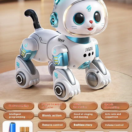 Remote Control Walking Robot Cat Toy with Meowing Sounds