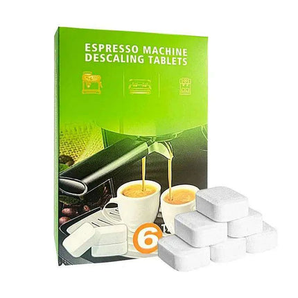 Espresso Machine Cleaning Tablets - 6-Pack Maintenance & Descaling Solution for Optimal Coffee Performance