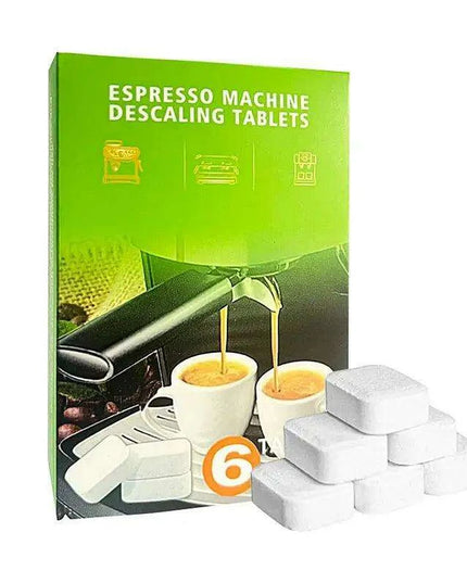 Espresso Machine Cleaning Tablets - 6-Pack Maintenance & Descaling Solution for Optimal Coffee Performance