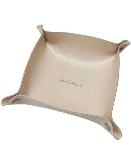 Luxury European Leather Organizer for Jewelry, Cosmetics, and Keys